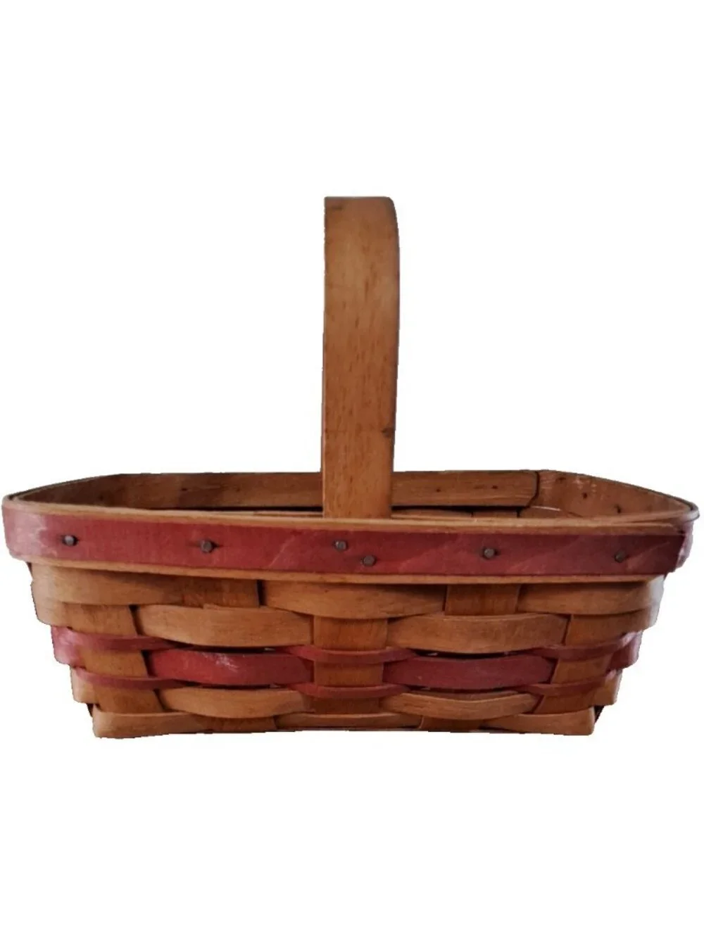 Longaberger 1990 Christmas Collection Gingerbread Basket Signed Handwoven
